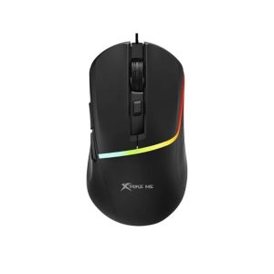 For Xtrike Me GM-322 Gaming Mouse Wired USB – 7200DPI Optical Mouse / 7 Buttons / 1000Hz – Colorful RGB Backlit Optical Gaming Mice for PC Laptop Gamer (Black)